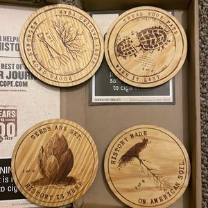 Copenhagen wooden coasters